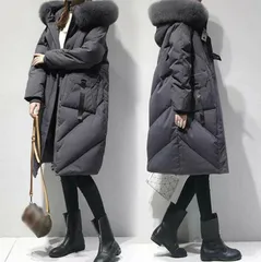 【送料無料】ダウンコート ロングコート レディース 中綿コート フード付き 厚手 フェイクファー 中綿ジャケット 韓国風 レディースダウン