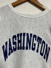 ビンテージ リバースウィーブ XL トリコ刺繍タグ WASHINGTON Champion スウェット グレー