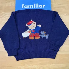 ファミリアレトロカーディガン◎極美品◎サイズ100