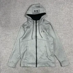アンダーアーマー 起毛 フードジップアップ / グレー