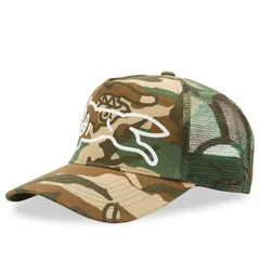 アイスクリーム メンズ アクセサリー 帽子 キャップ ICECREAM Camo Running Dog Trucker Cap Camo
