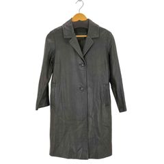 ユーズドフルギ USED古着 レザー トレンチコート メンズ 58 - メルカリ