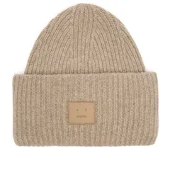 アクネ ストゥディオズ レディース アクセサリー 帽子 Acne Studios Pansy Face Yak Beanie Hat Greige Melange