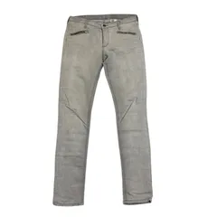 B076 H&M エイチアンドエム デニム ジーンズ ジーパン Ｇパン グレー レディース 164