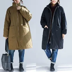 【送料無料】中綿コート レディース ロングコート 冬用 カジュアルコート アウター シンプル 厚手 中綿ジャケットロング丈コート 綿 体型カ