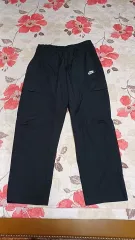 ナイキ ブラックカーゴパンツ 33インチ 丈97