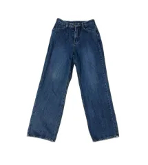 ヴィンテージ ワイド ストレート デニム ズボン