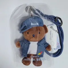 デニムエディション 麦ボリスぬいぐるみ キーホルダー 聖水 ミフィーストア ソウル 新品