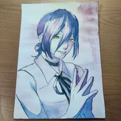 五*雲様 353 チェンソーマン レゼ 横顔 美人 ファンアート イラスト