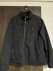 ポロ ラルフローレン ブラック ウィンドブレーカー アウター L