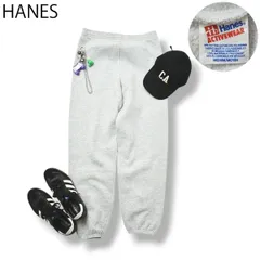 【定番】 90s ヴィンテージ ヘインズ HANES スウェット パンツ イージー パンツ トレーナー 無地 プレーン 裏起毛 M 霜降りグレー アメリカン カジュアル ストリート ウェア メンズ