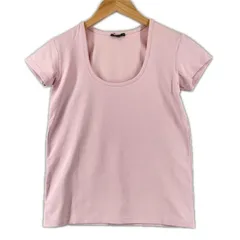 美品 theory セオリー 無地 春夏 SS 半袖Tシャツ ナイロン ピンク レディース 4【古着】【中古】【送料無料】