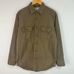 J.CREW ジェイクルー 中綿 長袖 シャツジャケット 無地 ブラウン Sサイズ メンズ 古着 アメカジ ストリート