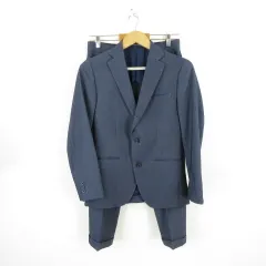 レミュー LES MUES 小さいサイズ シングルスーツ セットアップ テーラード 長袖 紺 Y3 *A811