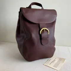 Vintage Coach Soho Back Sac Mahogany Leather Backpack USA