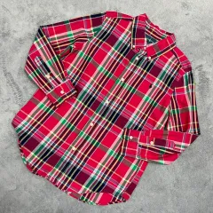 7t 130 ラルフローレン Polo Kids(ポロキッズ) CHECK シャツ