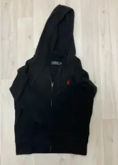 ポロラルフローレン ブラック フードジップアップ 正規品