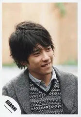 【中古】生写真(ジャニーズ) 嵐/二宮和也/バストアップ・ジャケットグレー・インナー白黒・目線右・「マイガール」/公式生写真