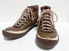 CARSHOE カーシュー レザー ハイカット スニーカー ヴィンテージ加工 