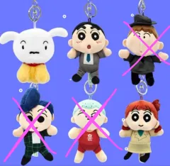 まとめ売り) クレヨンしんちゃん 探偵 ぬいぐるみ キーホルダー (クレヨンしんちゃん/U/シロ)