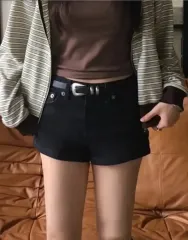 oot ootj DEVIL LEE ノンフェイド ショートパンツ ハーフパンツ ブラックデニム