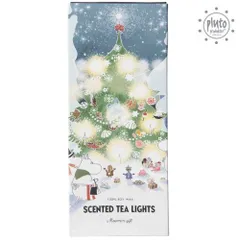 ムーミン アロマキャンドル MOOMIN PRESENT ジンジャークッキーの香り ティーライト ムーミンプレゼント プルートプロダクト 北欧