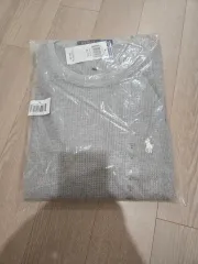 ポロラルフローレン ワッフル 長袖Tシャツ XL グレー 新品