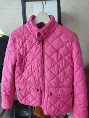ポロラルフローレン ホットピンク キルティング ジャケット 8-10