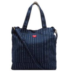 Carhartt Men's WIP Drew Tote Bag in Ink Natural Pinstripe