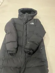 THE NORTH FACE ザノースフェイス 黒 カラー ダウンジャケット ロング丈