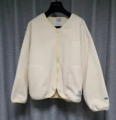 discus ディスカス アスレチック フリース ジップアップ アイボリー ジャケット m ユニセックス