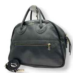 【ストラップ新品】ヤングアンドオルセン 2WAY ボストンバッグ ハンドバッグ ショルダーバッグ 斜め掛け 肩掛け 自立可 レザー 本革 シボ革 ブラック レディース 通勤 通学 ビジネス カジュアル きれいめ 定番人気 s82