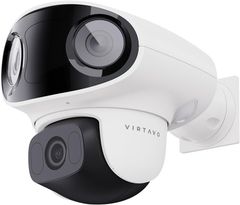 [New] Virtavo Outdoor Security Camera, Triple Lens Camera, Colorful Night Vision, Surveillance Camera, Network WiFi, Motion Detection, Two-Way Audio, Night Vision, Alexa Compatible, Micro SD/Cloud Storage, POE Compatible, 1080P (e1e1d684)