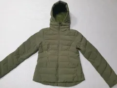 アンダール カーキ色 フード ダウン アウター 44 レディース 82