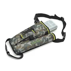 ウェストポーチタイプ ロッドホルダー 2段式ツールボックス付き フィッシングバッグ