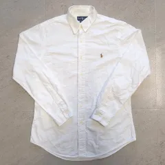 ポロシャツ オックスフォード M 白