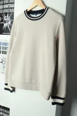 (M) BASSO homme スウェット Tシャツ 無地 ポリ-169B4