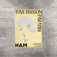 公式展覧会ポスター｜トーベ・ヤンソン『PARATIISI（Paradise）』個展