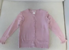 ザラ キッズ ビスコース ピンク カーディガン 8y