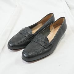 クラークスArtisan ローファー ・クロコ型押し ・ブラック25.5cm 