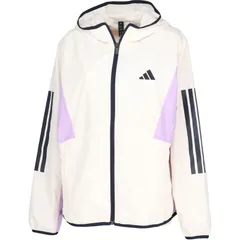 adidas アディダス チーム ルーズフィット ウインドブレーカー ジャケット マルチスポーツ ウインドシャツウィメンズ (ncx84-ka0934)、チョークホワイト