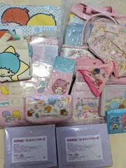 ★キキララちゃんまとめセットクッションポーチバッグ引き出しリトルツインスターズ