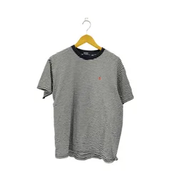 ポロバイラルフローレン Polo by RALPH LAUREN 90-00s ボーダー ポニー刺繍 クルーネック半袖Tシャツ メンズ  M