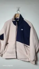 ニューバランス ピンク ネイビー フリース ジャケット