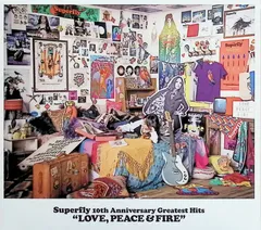 Superfly 10th Anniversary Greatest Hits『LOVE, PEACE & FIRE』<3枚組・通常盤>（スリーブケース付） / Superfly (CD)