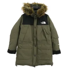 THE NORTH FACE ノースフェイス NDW91935 Mountain Down Coat マウンテン ダウン コート ダウン ジャケット カーキ系 L【中古】