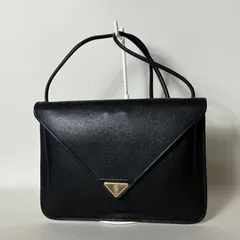 2512-96｜美品｜イヴサンローラン ショルダーバッグ レザー ブラック