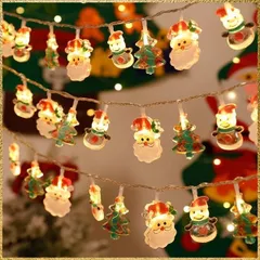 ☆彡送料無料でお届け☆彡Color:3M20球 SKTMH クリスマス飾りライト 電池式 ストリングライト クリスマス 飾り付け 3M 20電球 雰囲気満点 省エネ サンタクロース/クリスマスツリー/雪だるま LED イルミネーション 玄関 ドア ホーム 正月