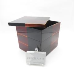 【輪島塗　6.5寸3段重箱】布着本堅地　溜塗/胴張り　未使用品 輪島塗 6.5寸3段重箱】布着本堅地 溜塗/胴張/隅丸 未使用品 - メルカリ