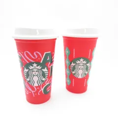 未使用 STARBUCKS スターバックス ホリデー 2021&2022 リユーザブルカップ コップ 2点 セット 473ml ティー コーヒー 限定 スタバ SU11133L2 